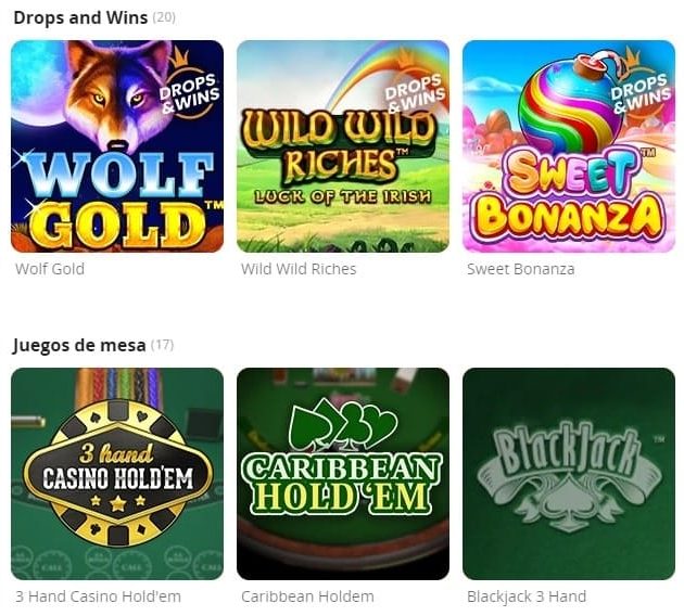 Juegos de Casino Betsson
